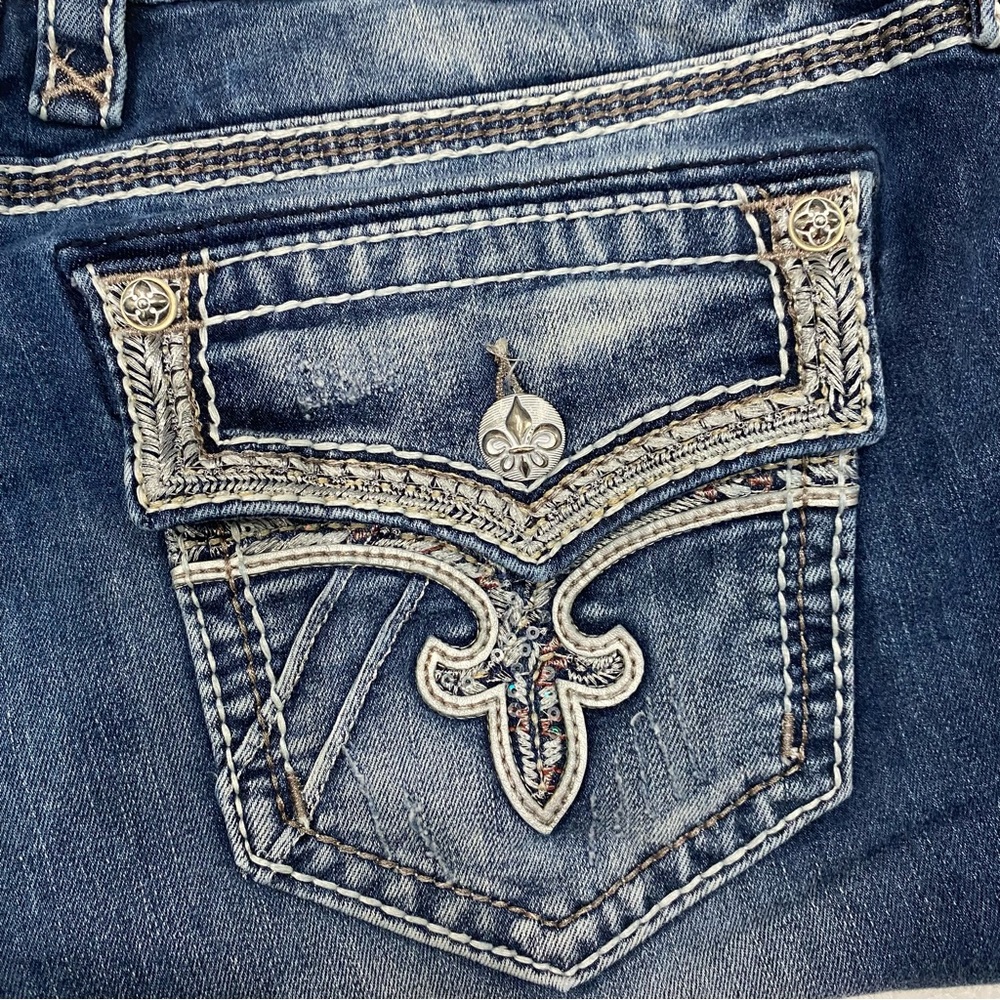 Like New Rock revival Ena  Stretch Jeans Size 34 - Picture 4 of 13